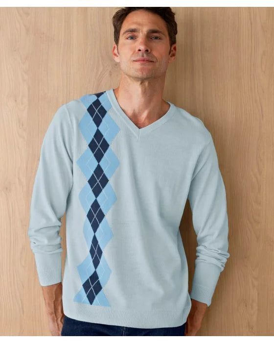 Jacquard Sweater Grey